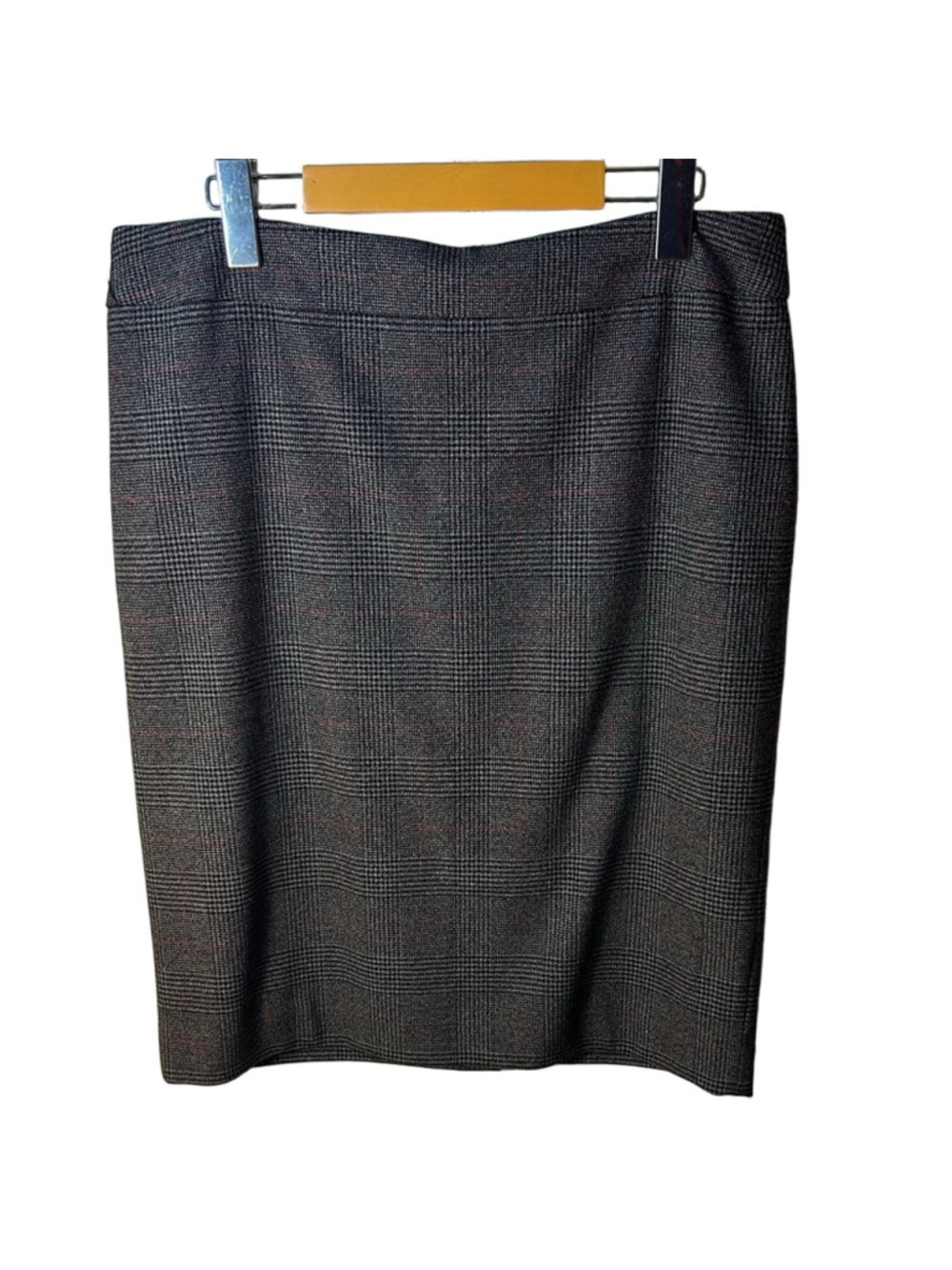 Laura houndstooth plaid pencil skirt size 10